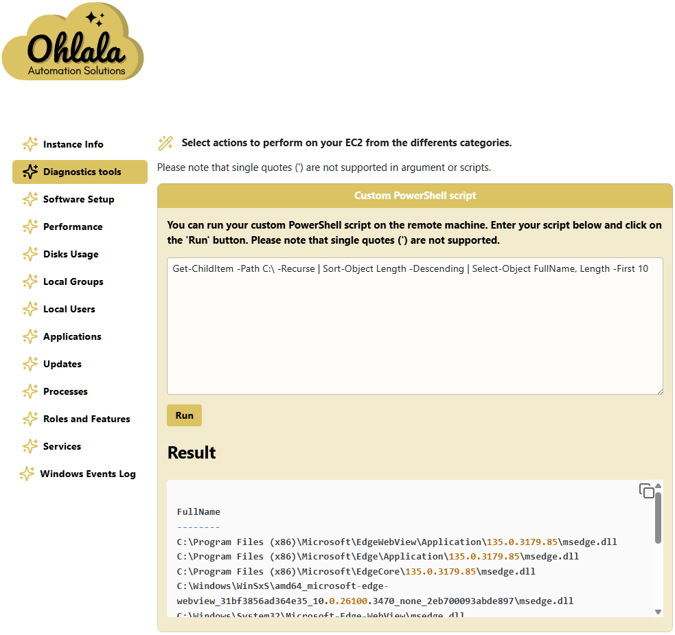 Ohlala product screenshot